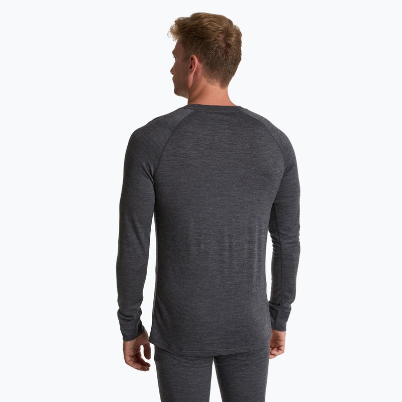 Pánska termo mikina 100% WOOLCANO MERINO TOP0538 gray 3