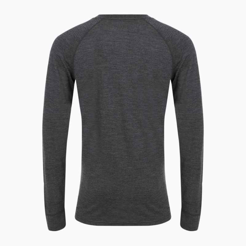Pánska termo mikina 100% WOOLCANO MERINO TOP0538 gray 8