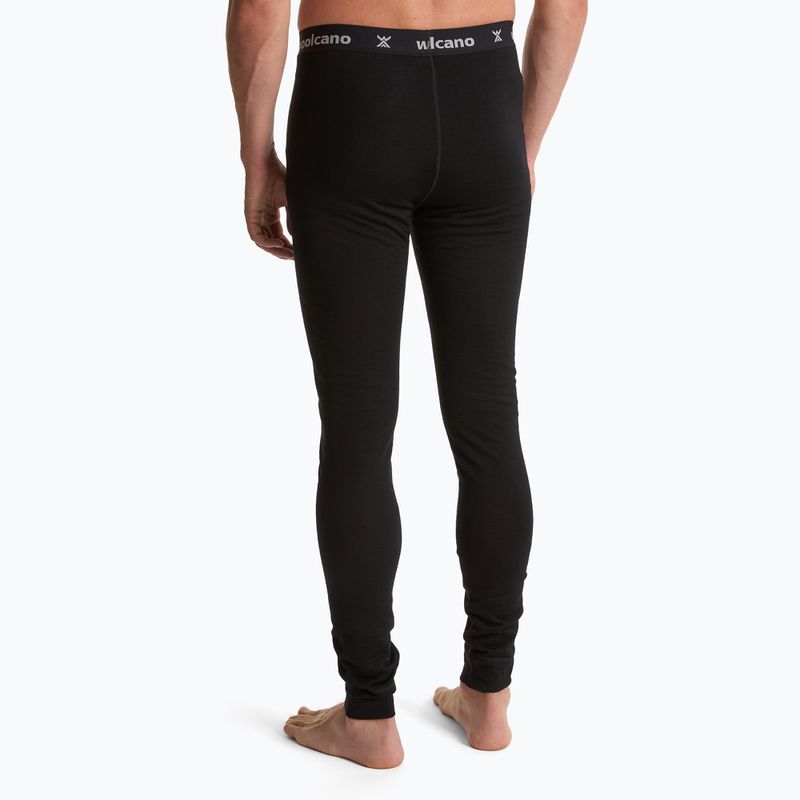 Pánske termo nohavice WOOLCANO 100% Merion PANT0539 black 3