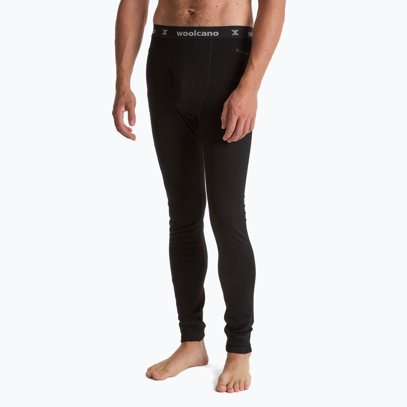 Pánske termo nohavice WOOLCANO 100% Merion PANT0539 black 4