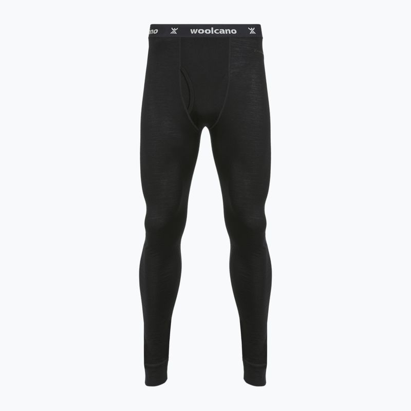 Pánske termo nohavice WOOLCANO 100% Merion PANT0539 black 6
