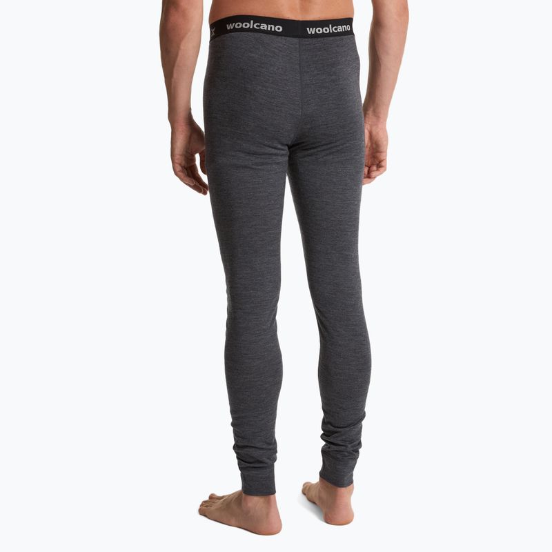 Pánske termo nohavice WOOLCANO 100% Merion PANT0539 gray 3