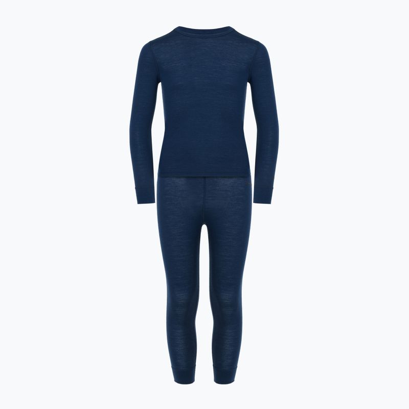 Detská termo bielizeň WOOLCANO Merino 100% SET0683 navy blue 2