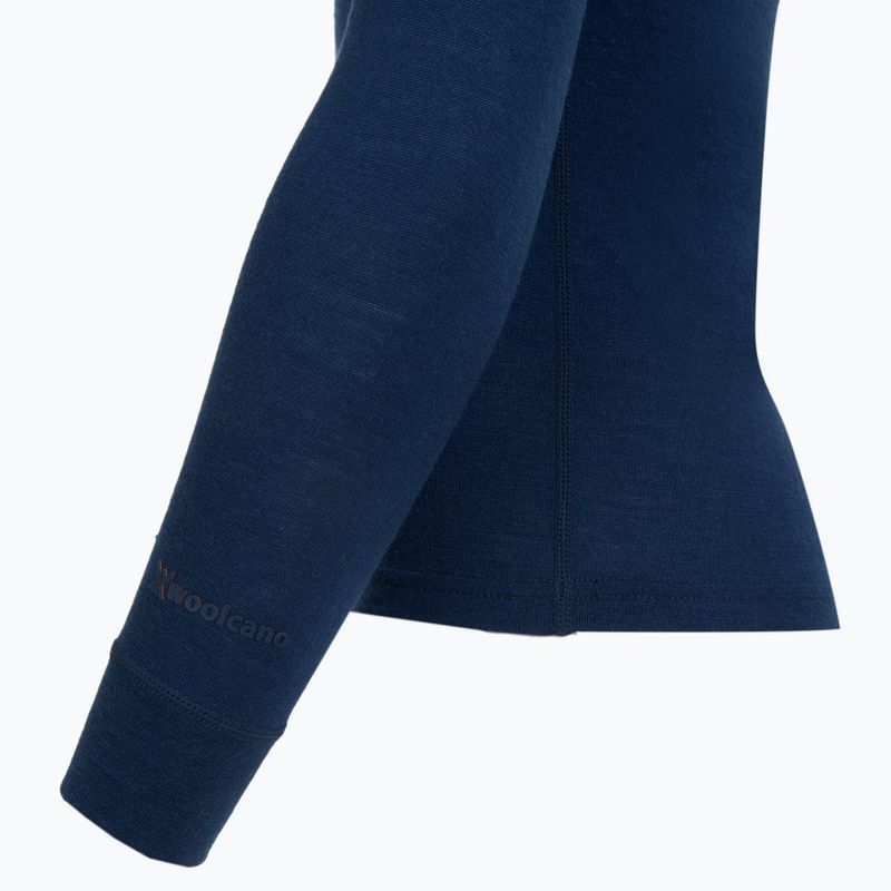 Detská termo bielizeň WOOLCANO Merino 100% SET0683 navy blue 6