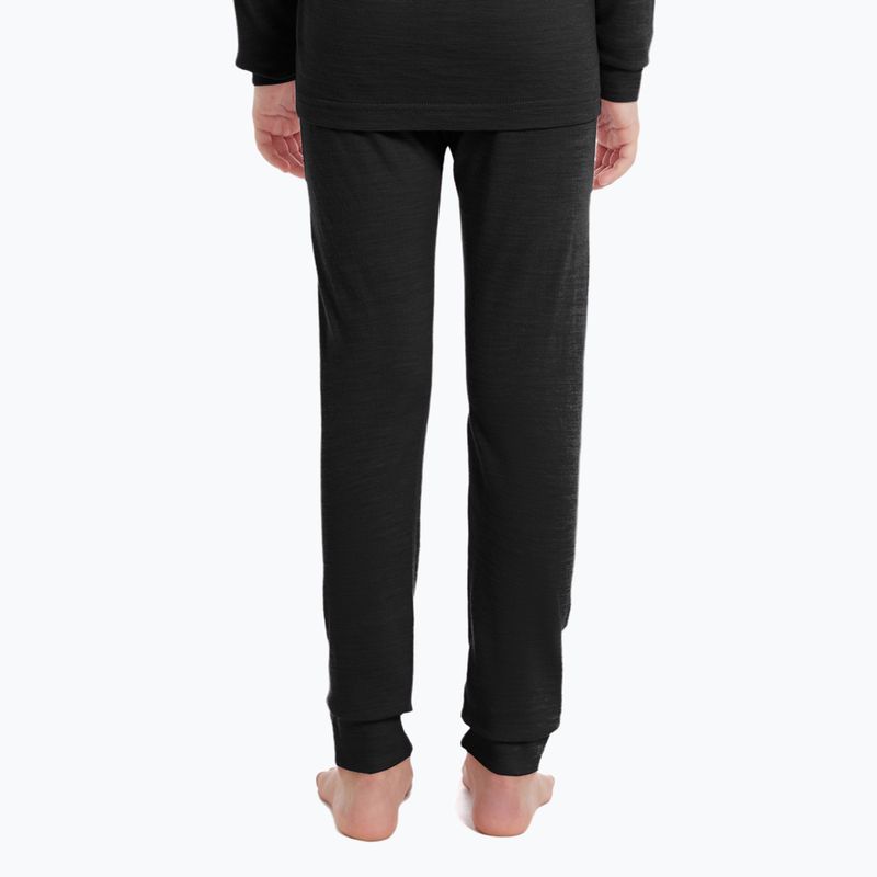 Detské termo nohavice WOOLCANO Merino 100% PANT0975 black 2