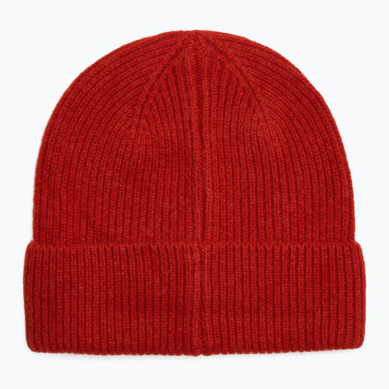 Čiapka  WOOLCANO MERINO 100% HAT0440 burgundy 2