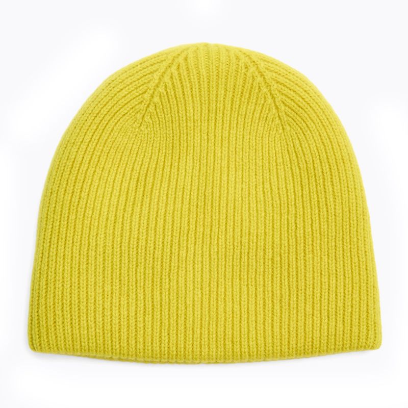 Czapka WOOLCANO MERINO 100% HAT0440 yellow 4