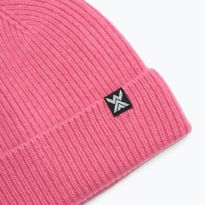 Čiapka  WOOLCANO MERINO 100% HAT0440 pink 3