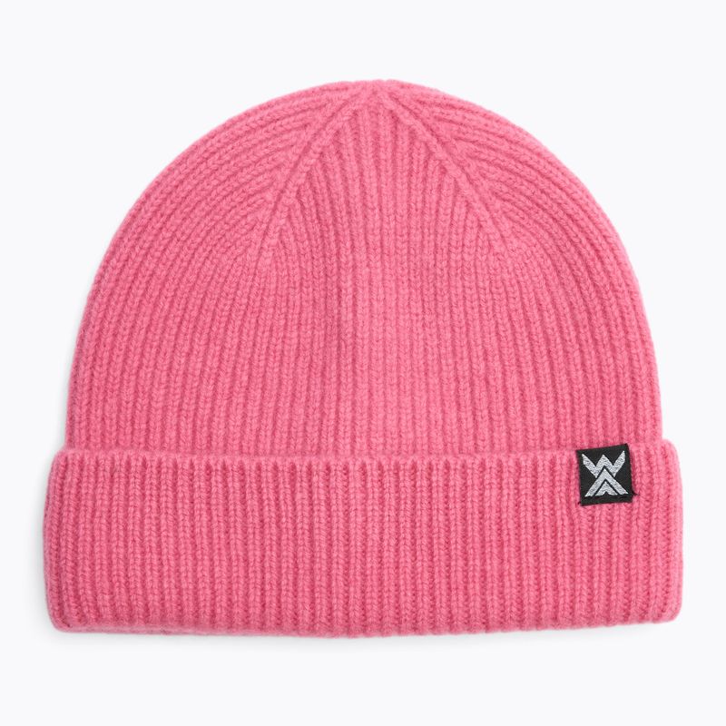 Zimná čiapka WOOLCANO Merino 100% HAT0440 pink