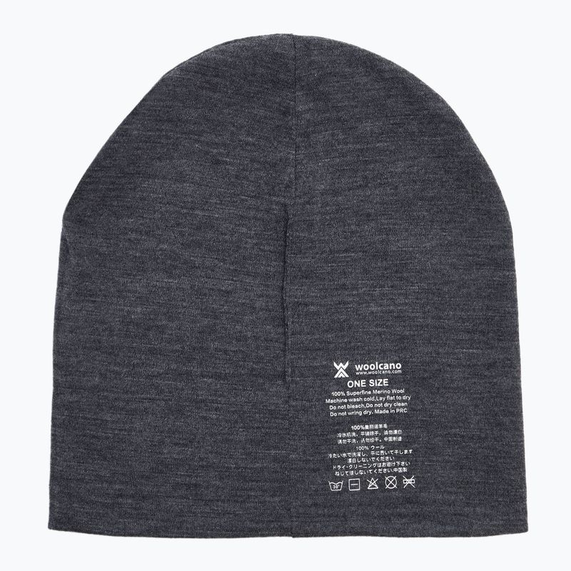 Čiapka WOOLCANO MERINO 100% HAT0441 gray 5