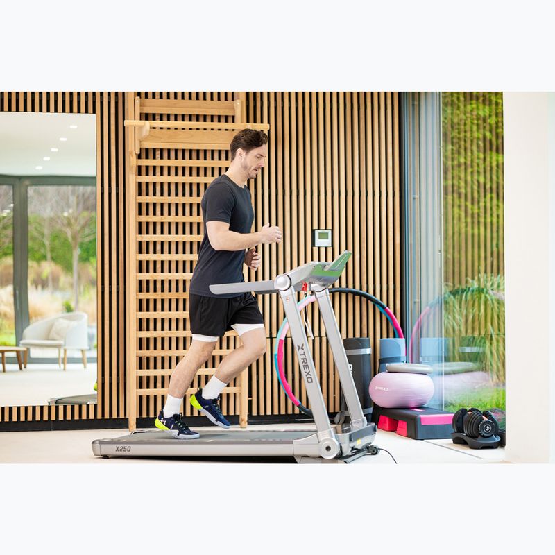 Elektrický bežecký pás XTREXO TXO-X250-S strieborný 5