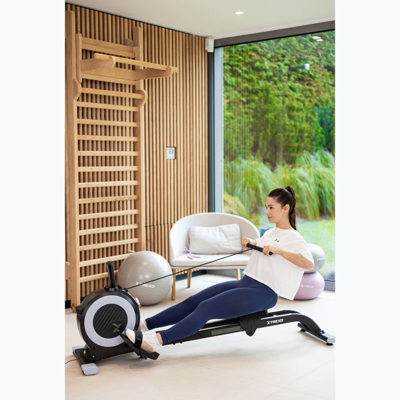 Veslovací trenažér XTREXO TXO-RM200 black 9