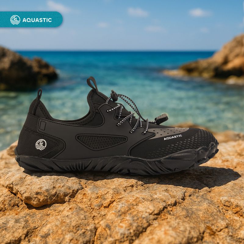 Pánske topánky do vody AQUASTIC Saros black 2