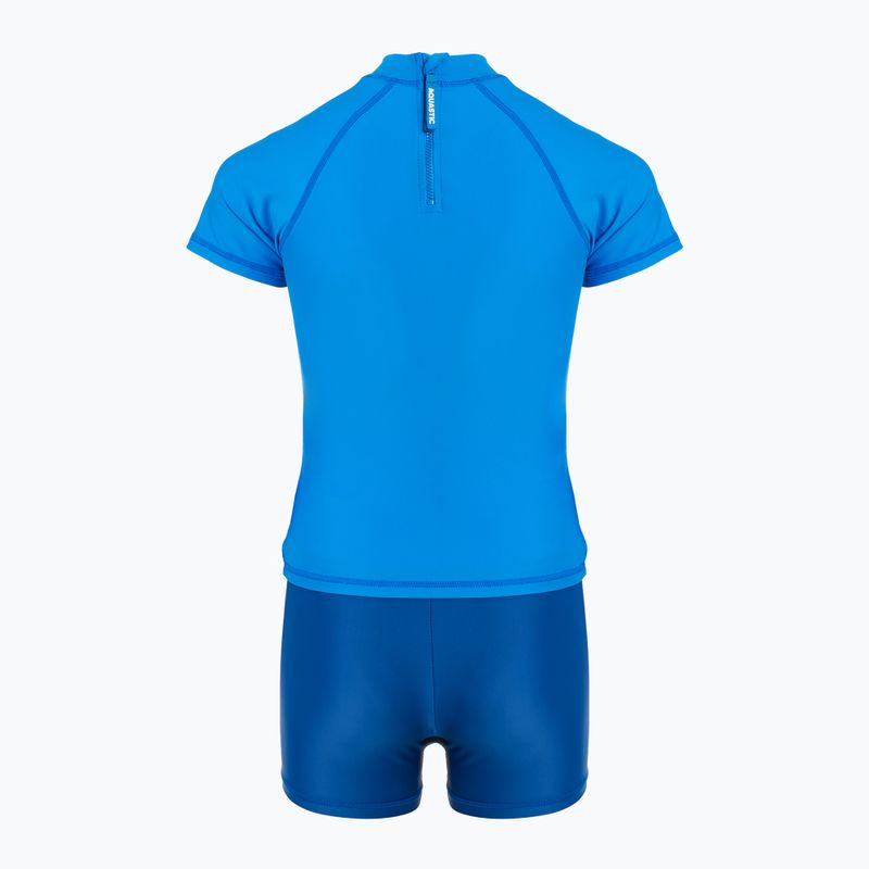 Detská plavecká súprava AQUASTIC UV 50+ UPF Marimo JRB navy blu/blue 3