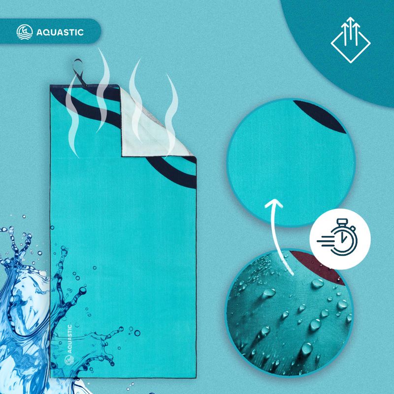 Uterák AQUASTIC Wavey blue/green 11