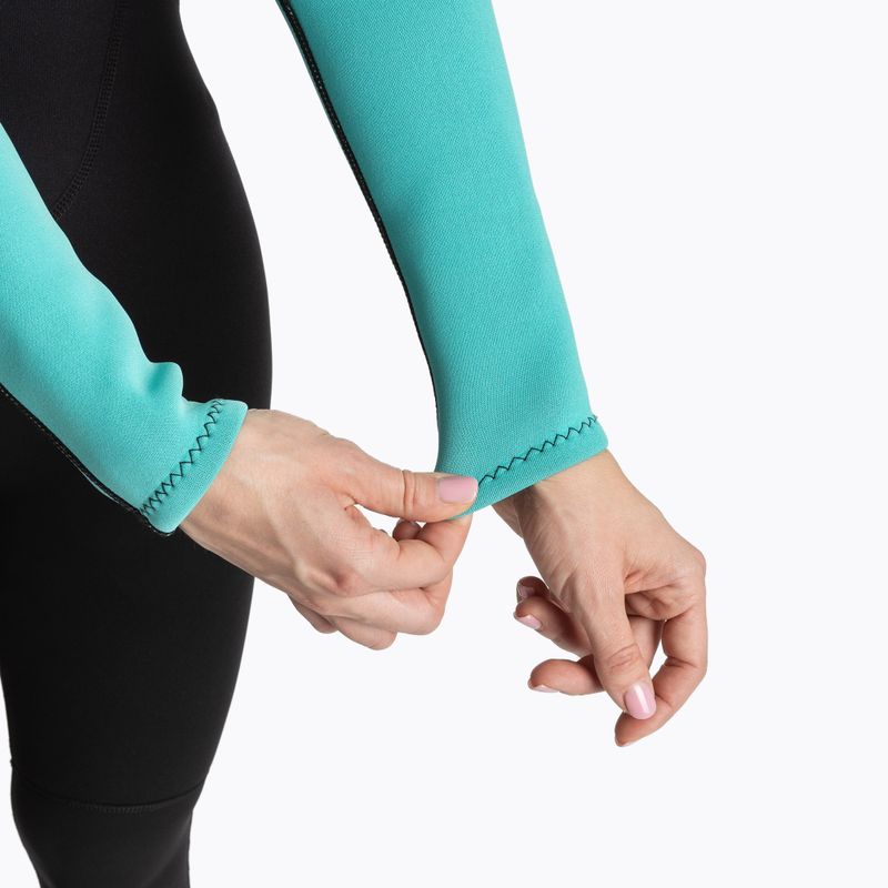 Dámsky plavecký neoprénový oblek AQUASTIC Wavey LG WMNS 2 mm black/mint 6