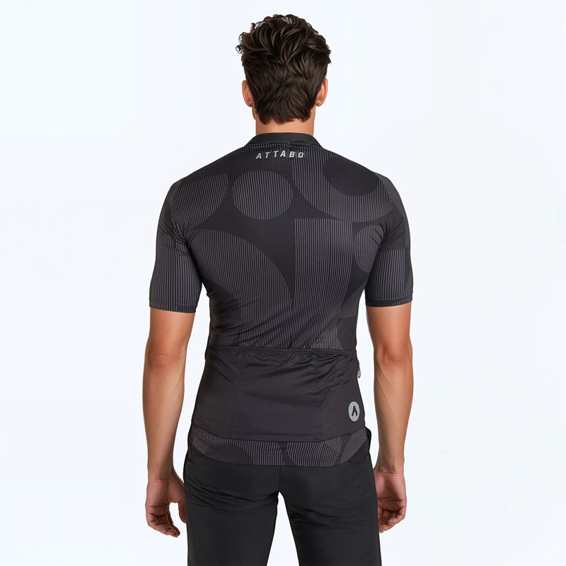 Pánsky cyklistický dres ATTABO Vites black 3