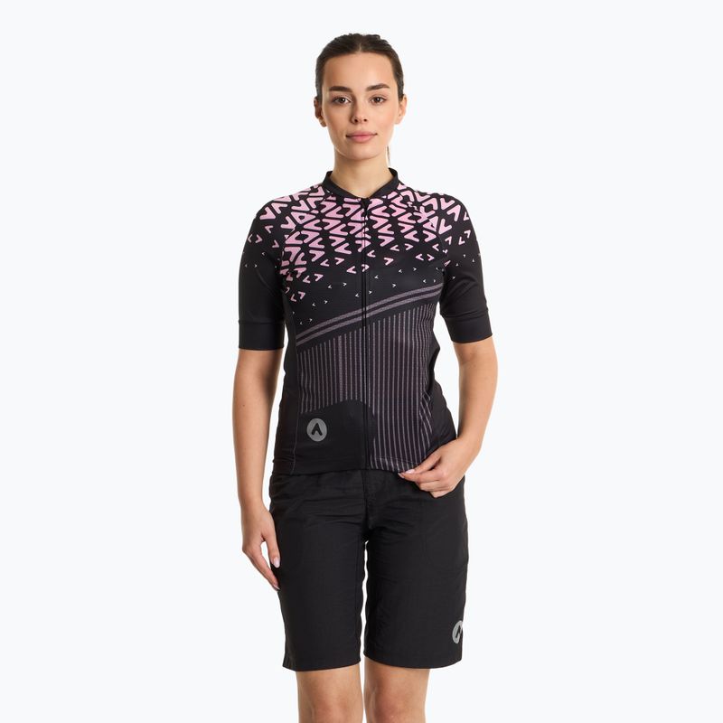 Dámsky cyklistický dres ATTABO Tevi WMNS black/pink