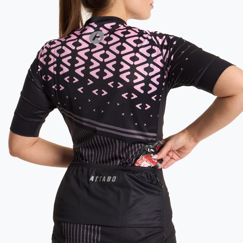 Dámsky cyklistický dres ATTABO Tevi WMNS black/pink 4