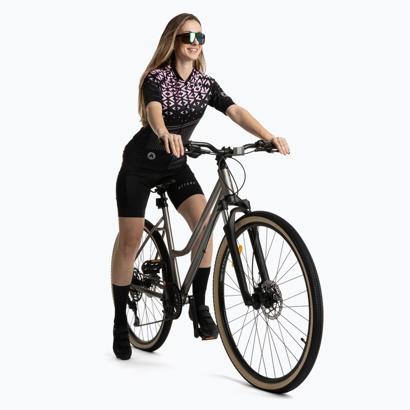 Dámsky cyklistický dres ATTABO Tevi WMNS black/pink 7
