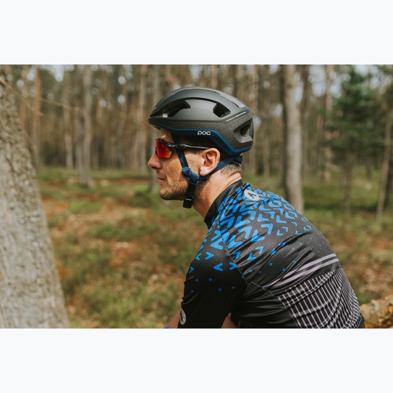 Pánsky cyklistický dres ATTABO Tevi black/blue 18