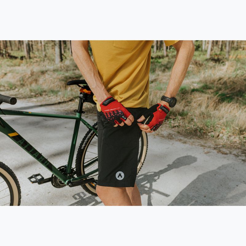 Pánske cyklistické šortky ATTABO Ryst 2v1 black 11