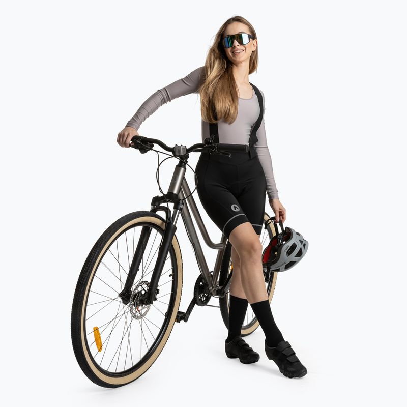 Dámske cyklistické šortky ATTABO Kirun Pro WMNS Bib Shorts Cargo black 7