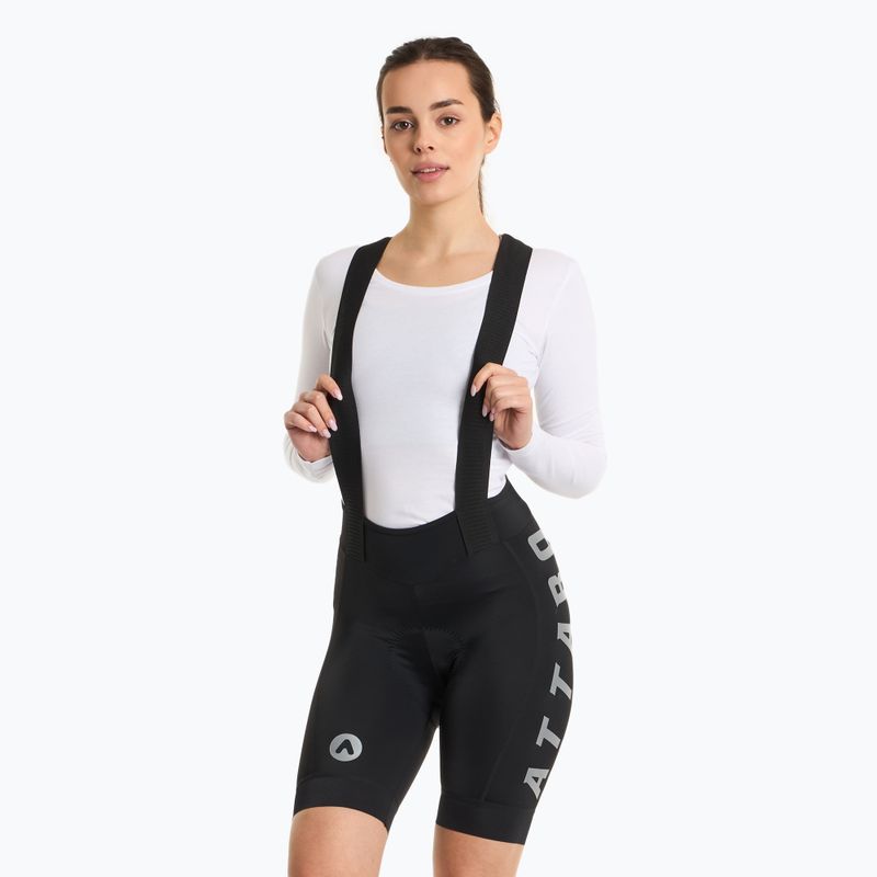 Dámske cyklistické šortky ATTABO Kirun WMNS Bib Shorts black