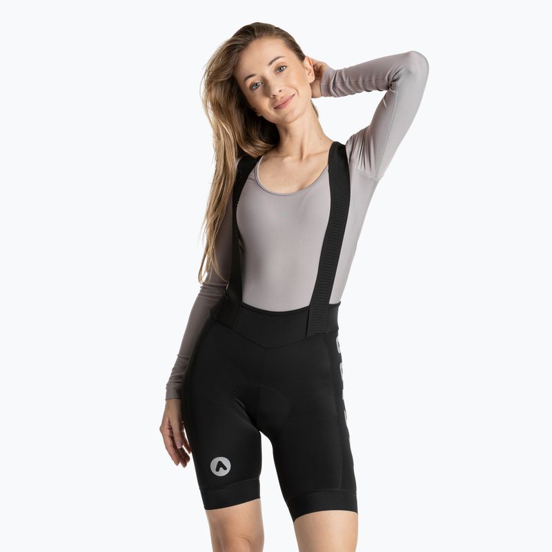 Dámske cyklistické šortky ATTABO Kirun WMNS Bib Shorts black
