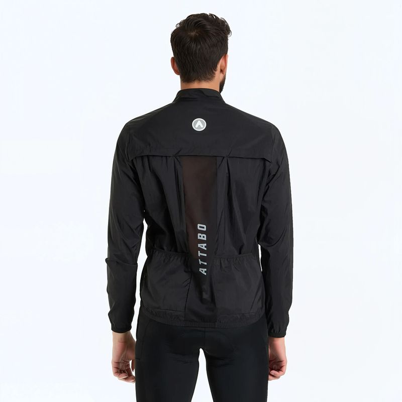 Cyklistická vetrovka ATTABO Cahayo Jacket Windproof black 2