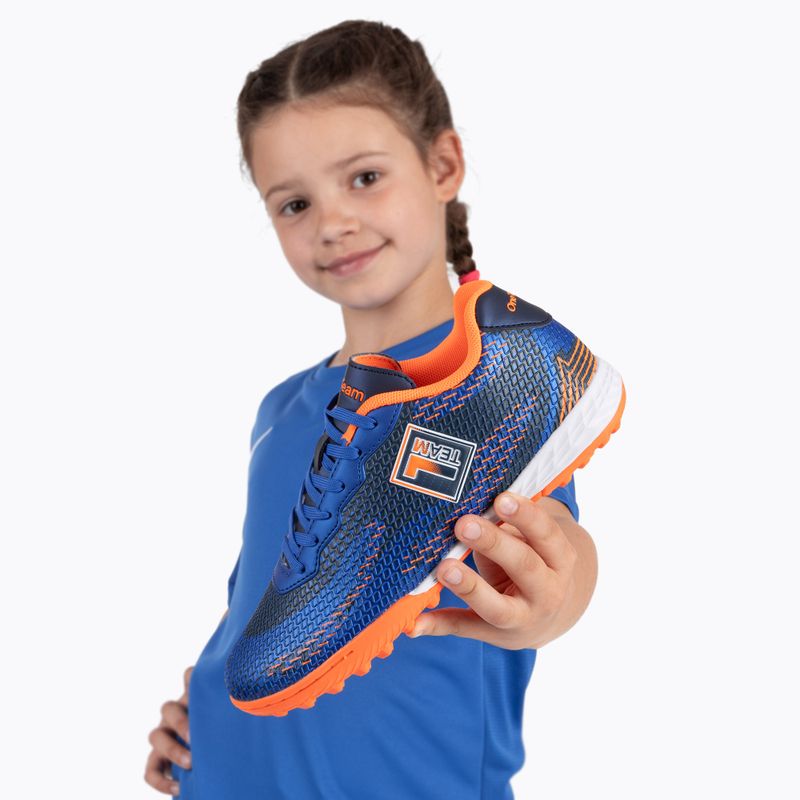 Detské kopačky OneTeam Robero Teen TF navy blue/orange 18