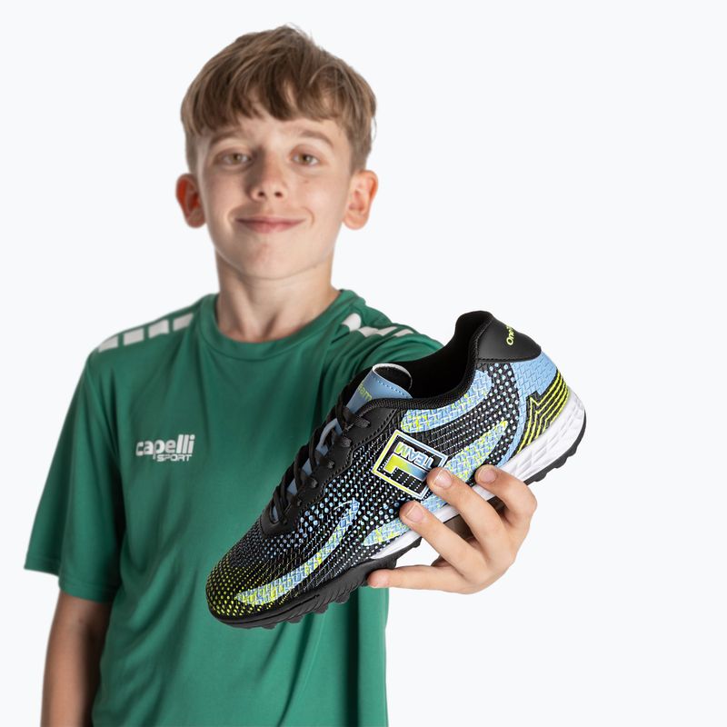 Detské kopačky OneTeam Robero Teen TF black/blue 12