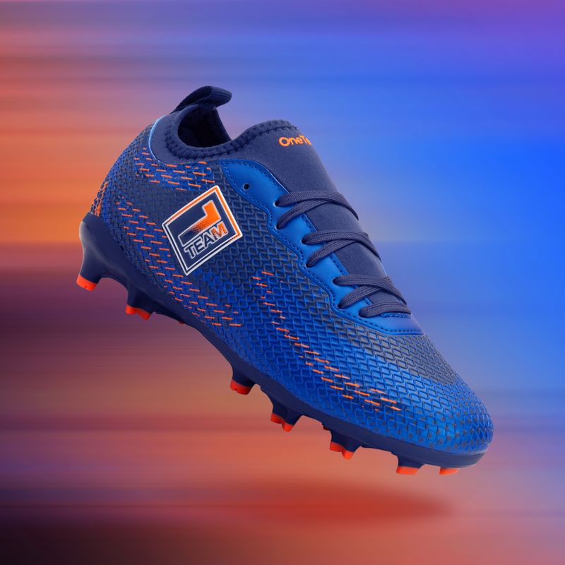 Detské kopačky OneTeam Robero Teen FG/AG navy blue/orange 4