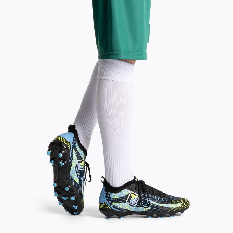 Detské kopačky OneTeam Robero Teen FG/AG black/blue 2