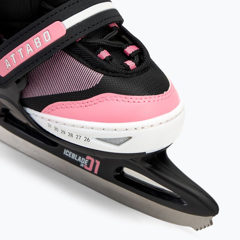 Detské nastaviteľné voľnočasové korčule ATTABO Zola pink 5
