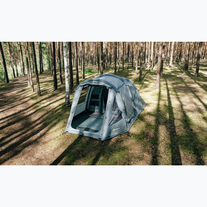 Stanový stan nafukovací 4-osobový KADVA AIRcamp 4.4 zelený 4