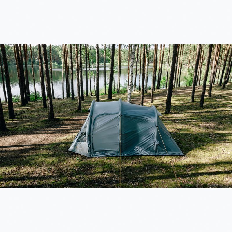 Stanový stan nafukovací 4-osobový KADVA AIRcamp 4.4 zelený 28