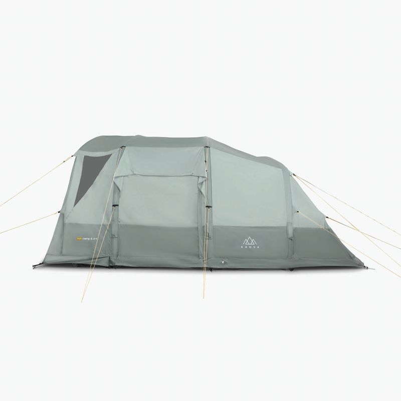 Stanový stan nafukovací 6-osobový KADVA AIRcamp 6.24 zelený 4