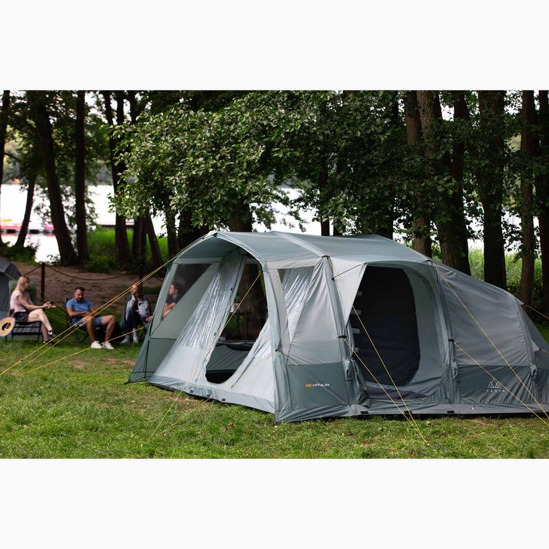 Stanový stan nafukovací 6-osobový KADVA AIRcamp 6.24 zelený