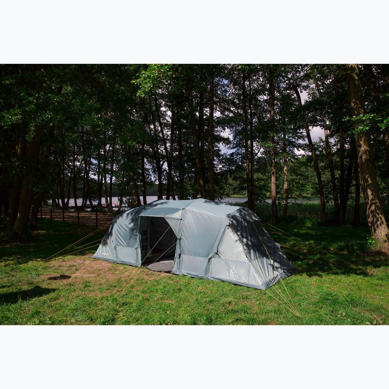 Stanový stan nafukovací 6-osobový KADVA AIRcamp 6.33 zelený 4