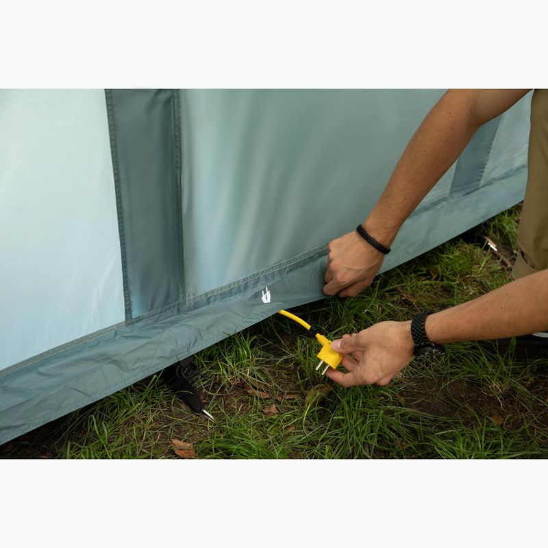 Stanový stan nafukovací 6-osobový KADVA AIRcamp 6.33 zelený 28