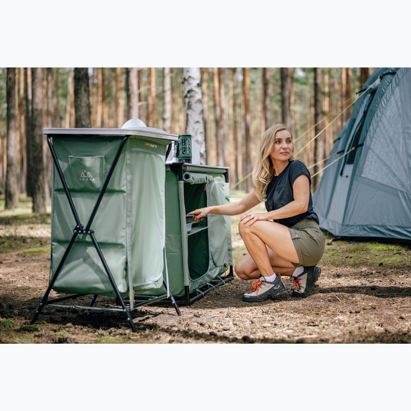 Skriňa na turistiku KADVA CAMPshelf 13 zelená 6