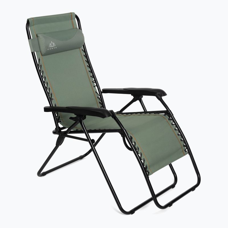 Kempingová stolička / ležadlo KADVA CAMPchair 2.0 zelené