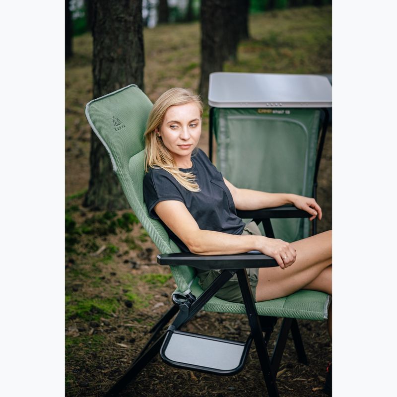 Stolička na kempovanie KADVA CAMPchair 3.0 zelená 7