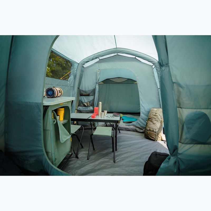 Stolový turistický skladací KADVA CAMPtable veľký pre 4-6 osôb šedý 4