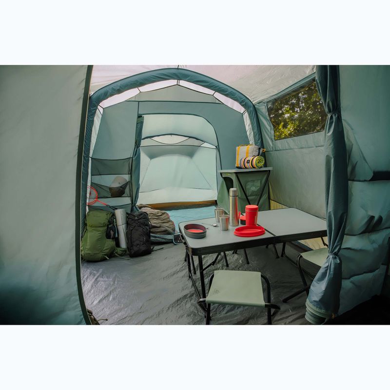 Stolový turistický skladací KADVA CAMPtable veľký pre 4-6 osôb šedý 14