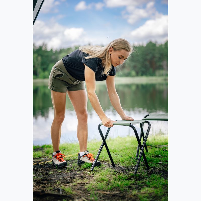 Stolný turistický skladací + stoličky KADVA CAMPtable set pre 4-6 osôb šedý 6