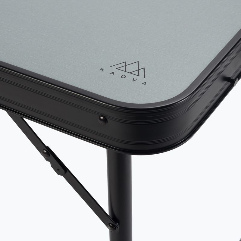 Stolný turistický skladací + stoličky KADVA CAMPtable set pre 4-6 osôb šedý 11
