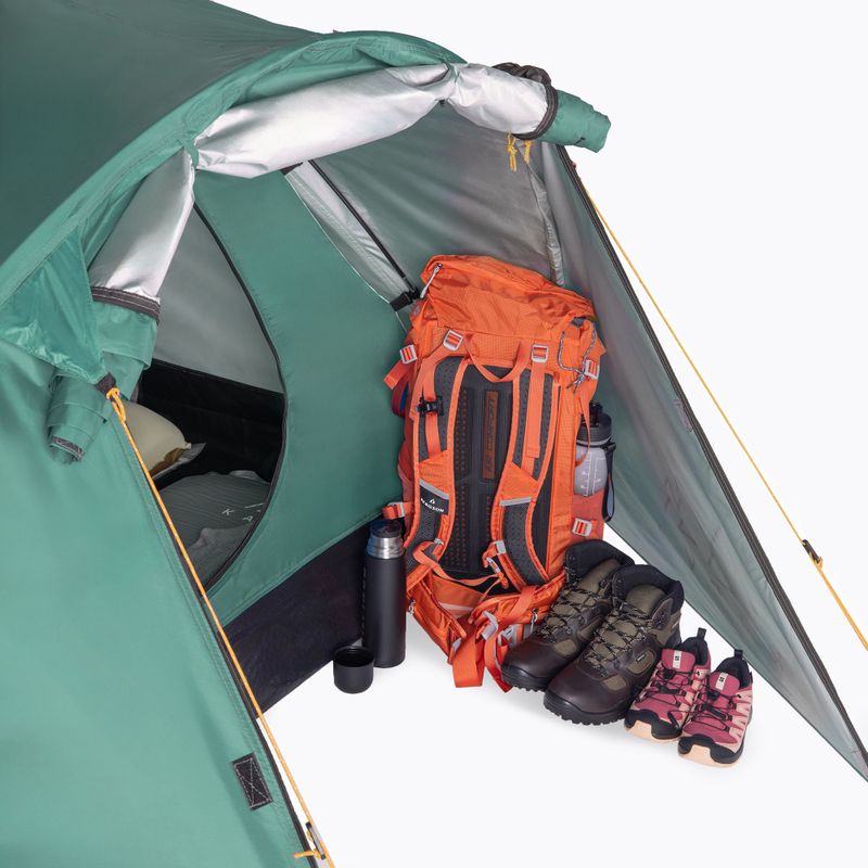 Stanový prístrešok pre 3 osoby KADVA CAMPdome 3 zelený 22