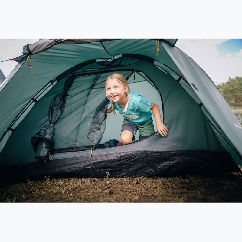 Stanový prístrešok pre 3 osoby KADVA CAMPdome 3 zelený 4